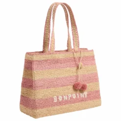 Sac Esma Rayé Raphia | Naturel