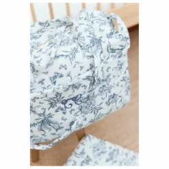 Sac et matelas à langer Toile de Jouy | Bleu marine
