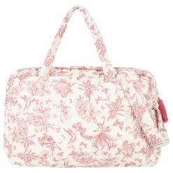 Sac et matelas à langer Toile de Jouy | Rose