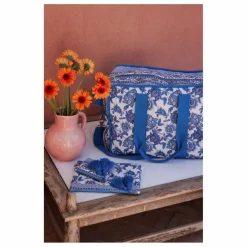 Sac 36h Lilio en coton bio | Bleu azur
