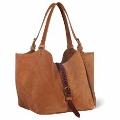 Sac Joseph S Croûte Velours | Caramel