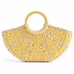 Sac Lemon Paille de Papier | Jaune