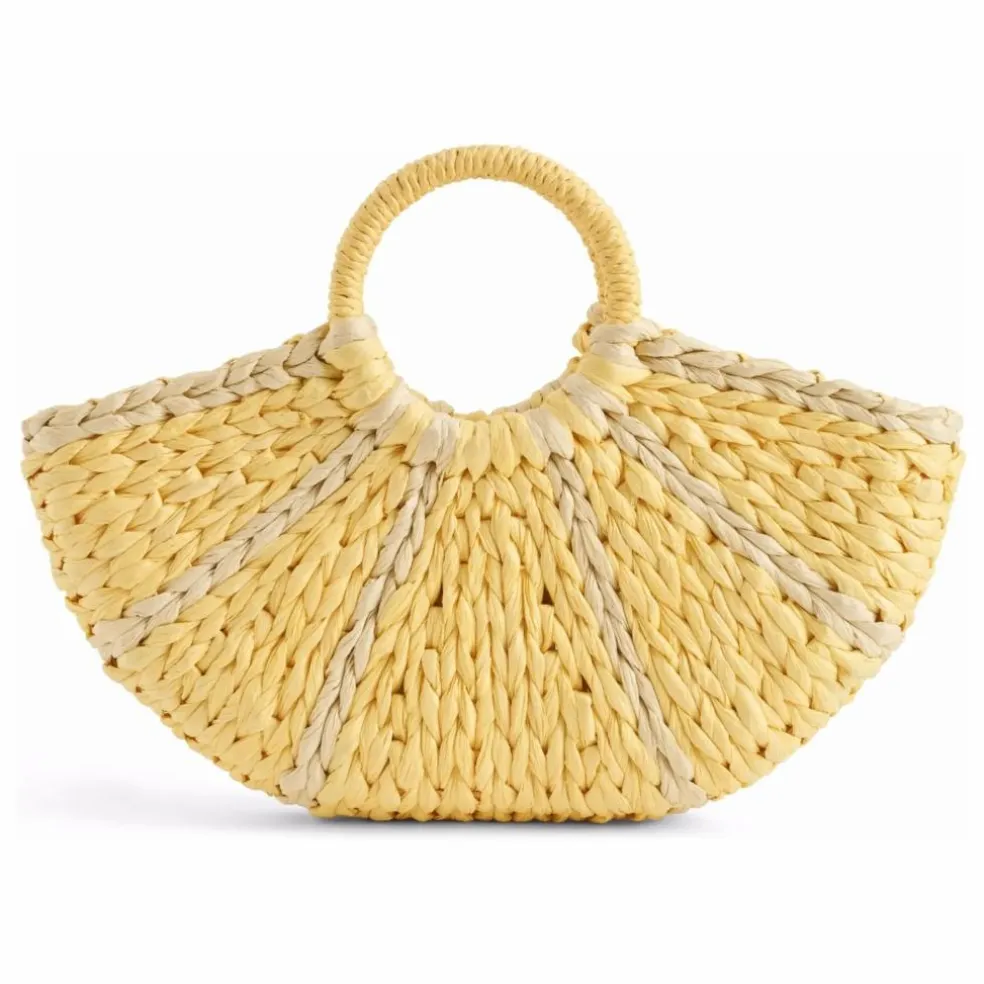 Sac Lemon Paille de Papier | Jaune