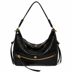 Sac Lucky Hobo Buffle | Noir