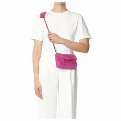 Sac Lulu S Croûte Velours | Rose fuschia