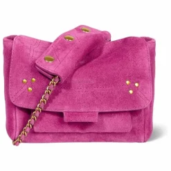 Sac Lulu S Croûte Velours | Rose fuschia