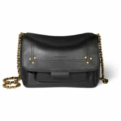 Sac Lulu S Cuir de Veau | Noir