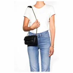 Sac Lulu S Cuir de Veau | Noir