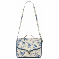 Sac Matelassé Fleuri | Ecru