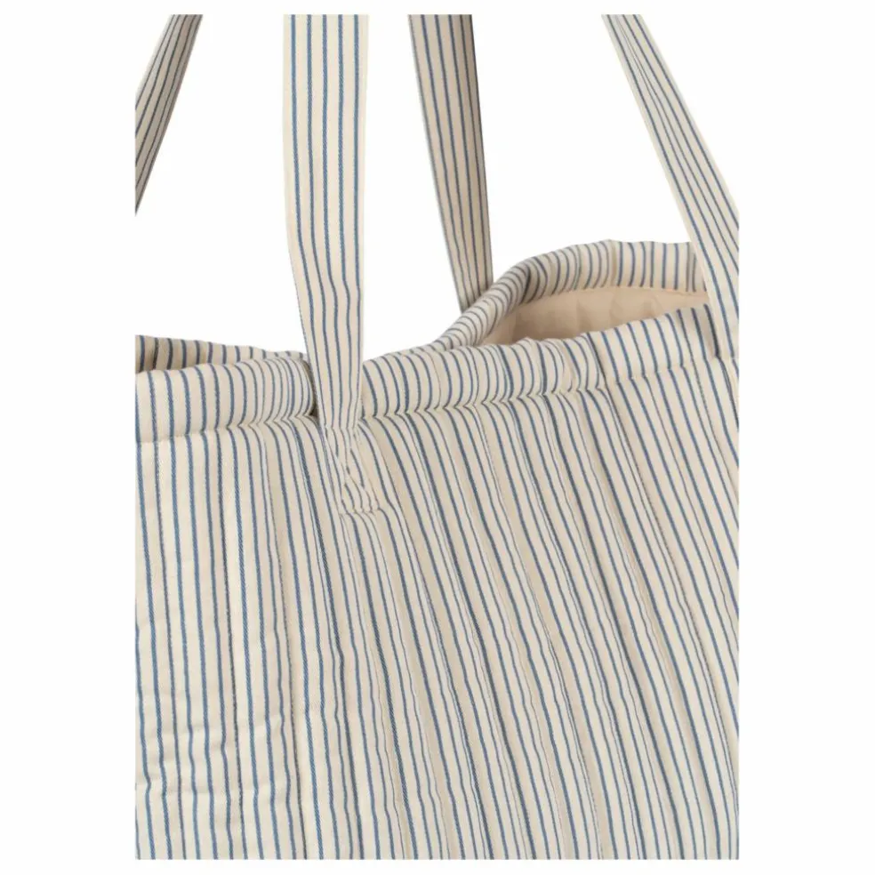 Sac matelassé Molly Stripes | Bleu