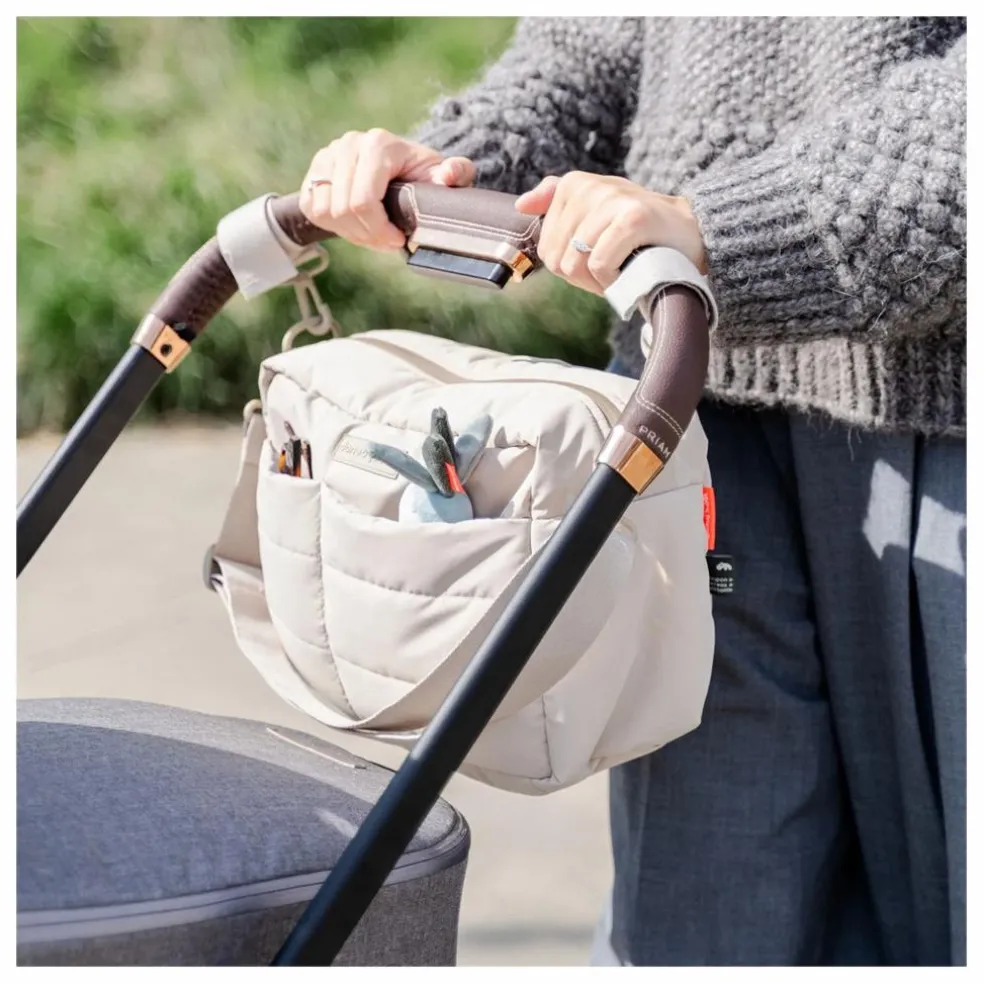 Sac matelassé pour poussette | Sable