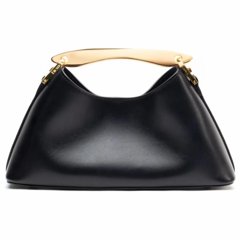 Sac Mini Boomerang Cuir | Noir