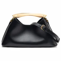 Sac Mini Boomerang Cuir | Noir
