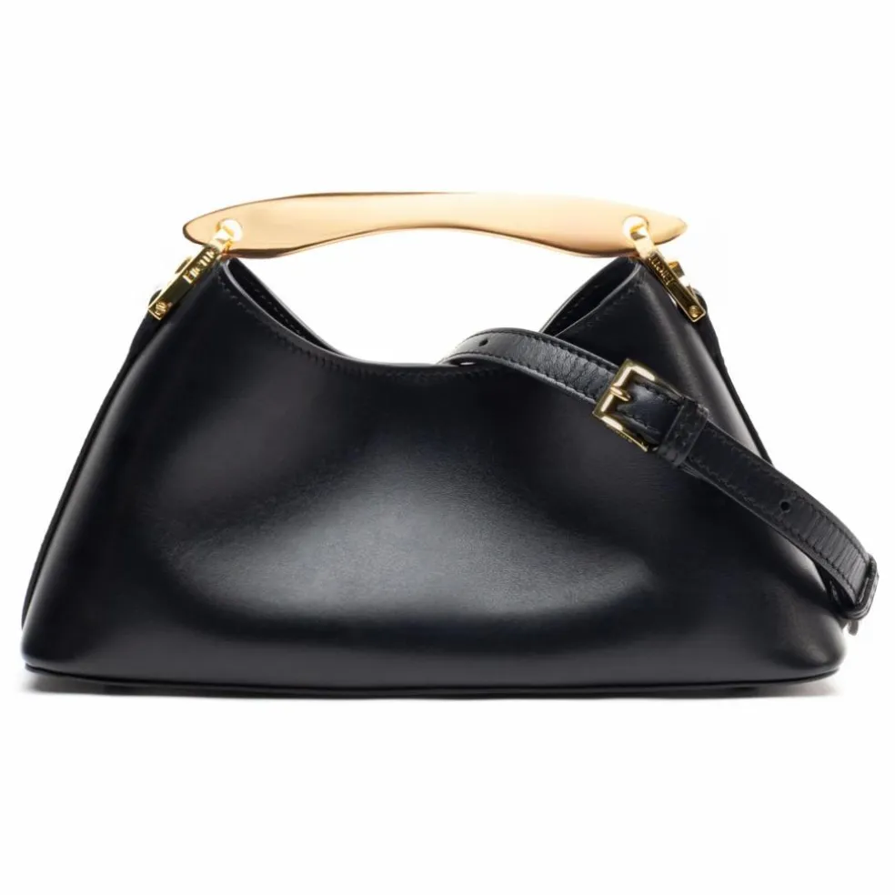 Sac Mini Boomerang Cuir | Noir