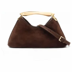 Sac Mini Boomerang Suède | Marron