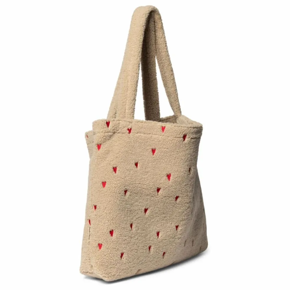 Sac mom-bag Hearts | Ecru