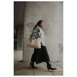 Sac mom-bag Hearts | Ecru