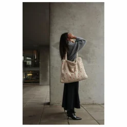 Sac mom-bag Hearts | Ecru