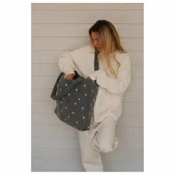 Sac mom-bag Hearts | Gris