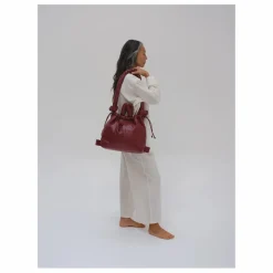 Sac Ona Cuir Vegan | Rouge cerise