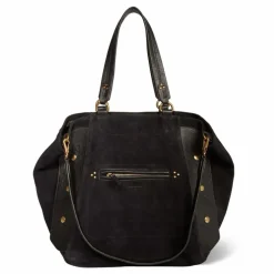 Sac Roger Croûte Velours | Noir