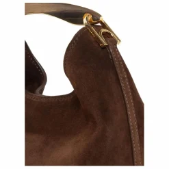 Sac Small Boomerang Suède | Marron