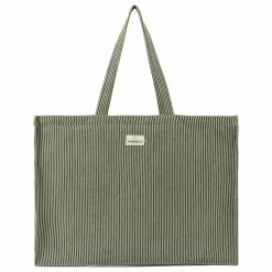 Sac week-end à rayures en coton | Quartz