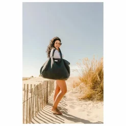 Sac week-end en lin | Bleu marine
