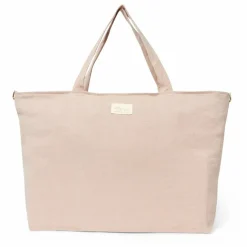 Sac week-end en lin | Rose poudré