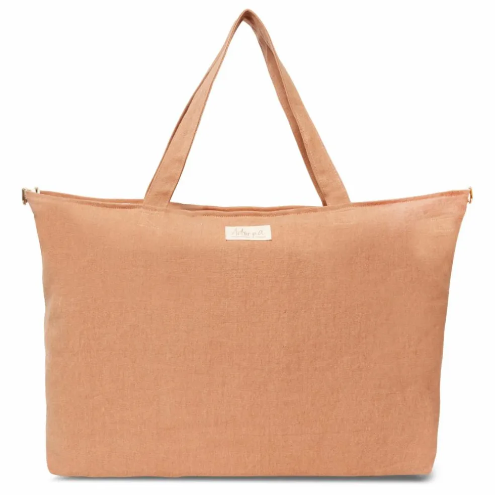 Sac week-end en lin | Terracotta