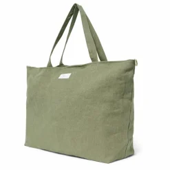Sac week-end en lin | Vert kaki