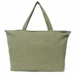Sac week-end en lin | Vert kaki