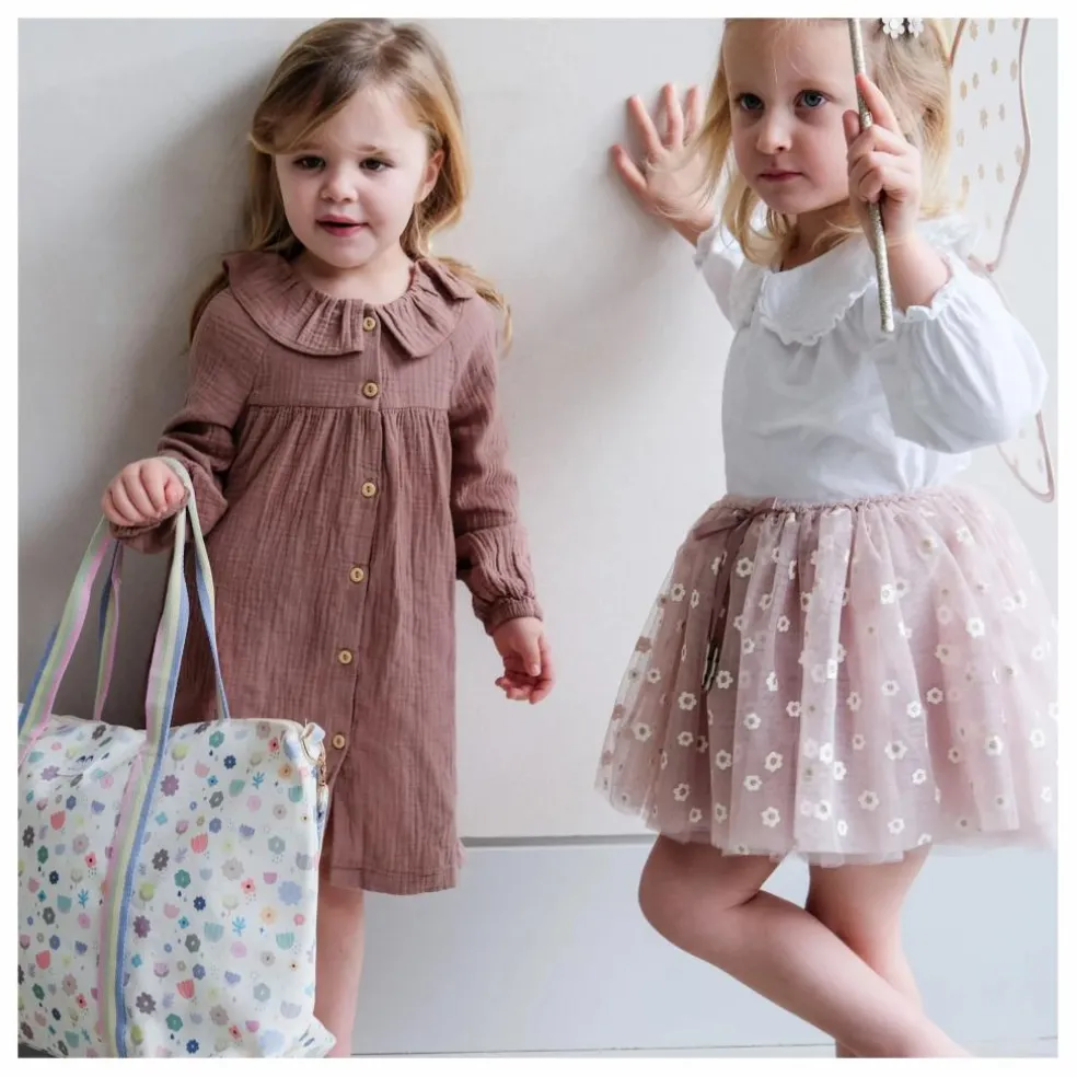 Sac Weekend Fleuri | Ecru