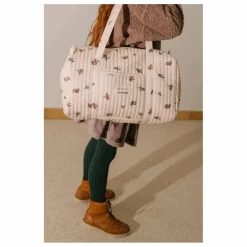 Sac Week-End Polochon Mûres | Ecru
