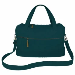 Sac weekender en coton bio | Teal Blue S022