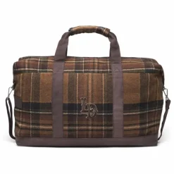Sac Wesam Check Weekender Laine Carreaux | Marron