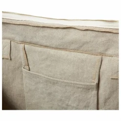 Sac zippé en lin