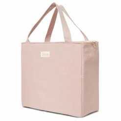 Sac zippé en lin | Rose poudré