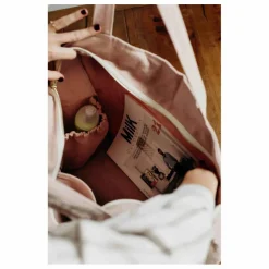Sac zippé en lin | Rose poudré