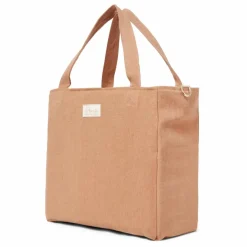 Sac zippé en lin | Terracotta