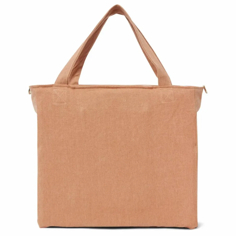 Sac zippé en lin | Terracotta