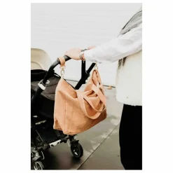 Sac zippé en lin | Terracotta