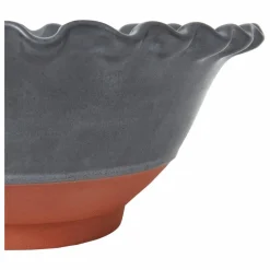 Saladier Lola en argile | Gris foncé