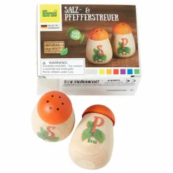 Salière et poivrier à jouer en bois