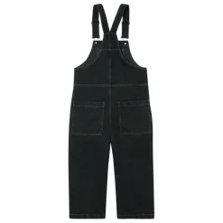 Salopette Droite | Denim noir