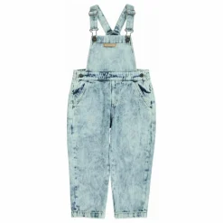 Salopette en Jean Délavé | Bleu Clair