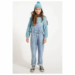 Salopette en Jean Délavé | Bleu Clair