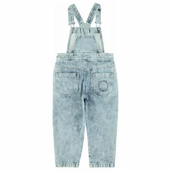 Salopette en Jean Délavé | Bleu Clair