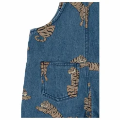 Salopette en Jean Magot Tigres Coton Bio | Bleu