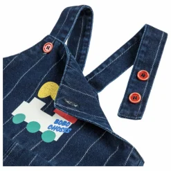 Salopette en Jean Train Coton Bio | Bleu nuit